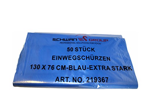 Schwan-Group Einweg PE Schürzen blau (50St.)