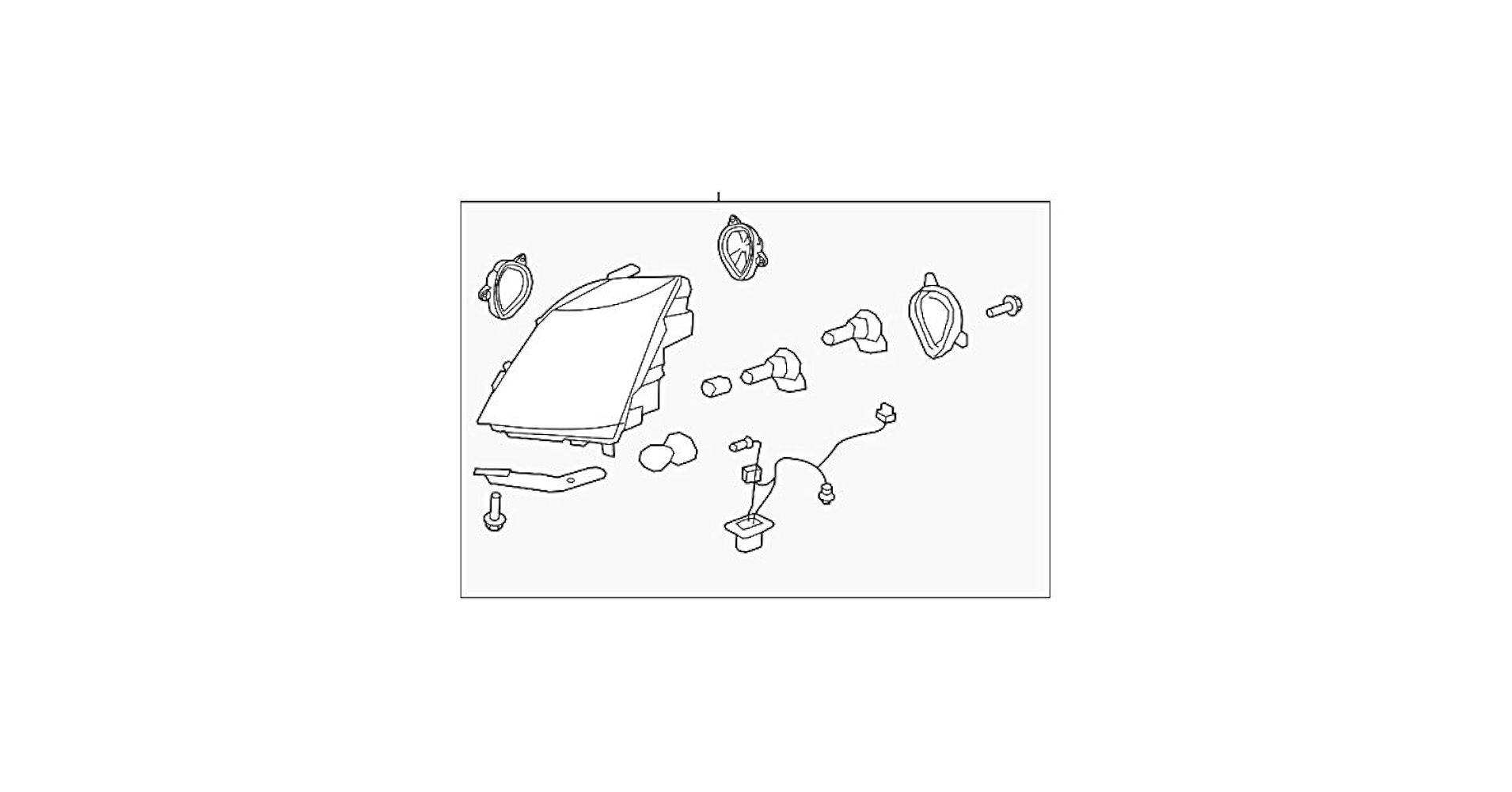 Amazon.com: Genuine GM Parts - Headlamp (22755332) : Automotive