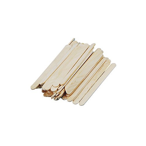 Produktfoto von Rayher Bastelhölzer, natur, 110 x 11 mm, 72 Stück, Holzspatel zum Basteln, Holzstiele, 6121731, Natürlich