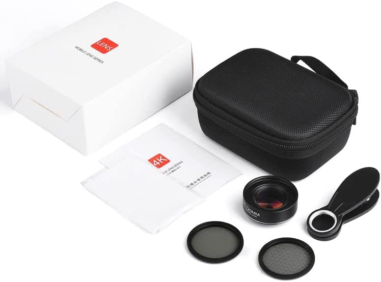 Makro-Objektiv Mit Großer Reichweite, 30-120 mm, Für iPad, iPhone, Samsung, Android, Pixel, Telefon - Mit Sternenlicht, CPL-Filter Und 37-mm-Clip