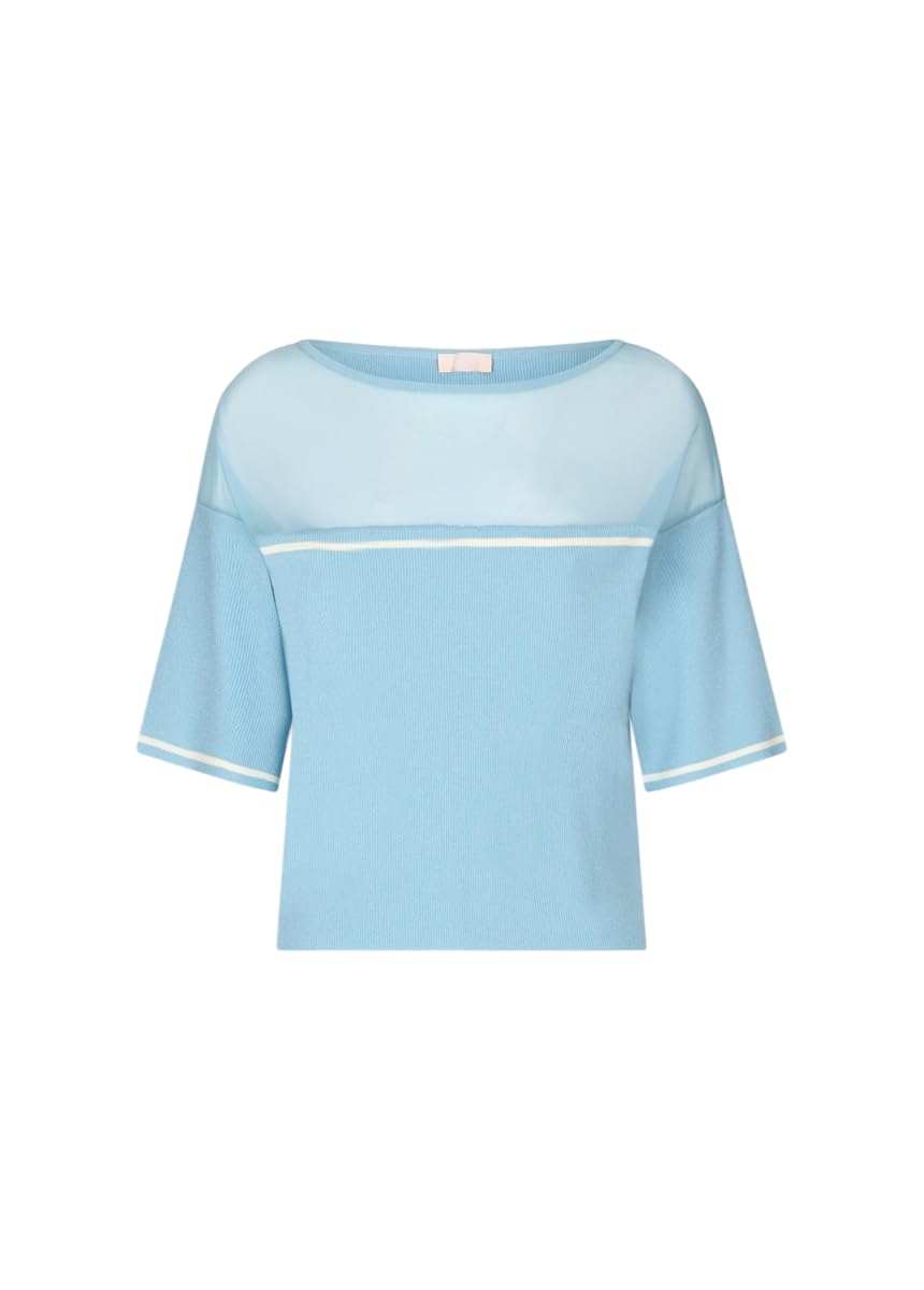 Liu Jo T-Shirt in Maglia sopra Trasparente TA5098