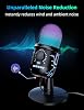 MRSDY Gaming Microphone, USB Computer Microphone for PC, Mac, PS4/5, Condenser Podcast Mic for Studio Recording, YouTube, Streaming, with Headphone Jack, Led Light, Mute, Gain, Noise Cancellation #2