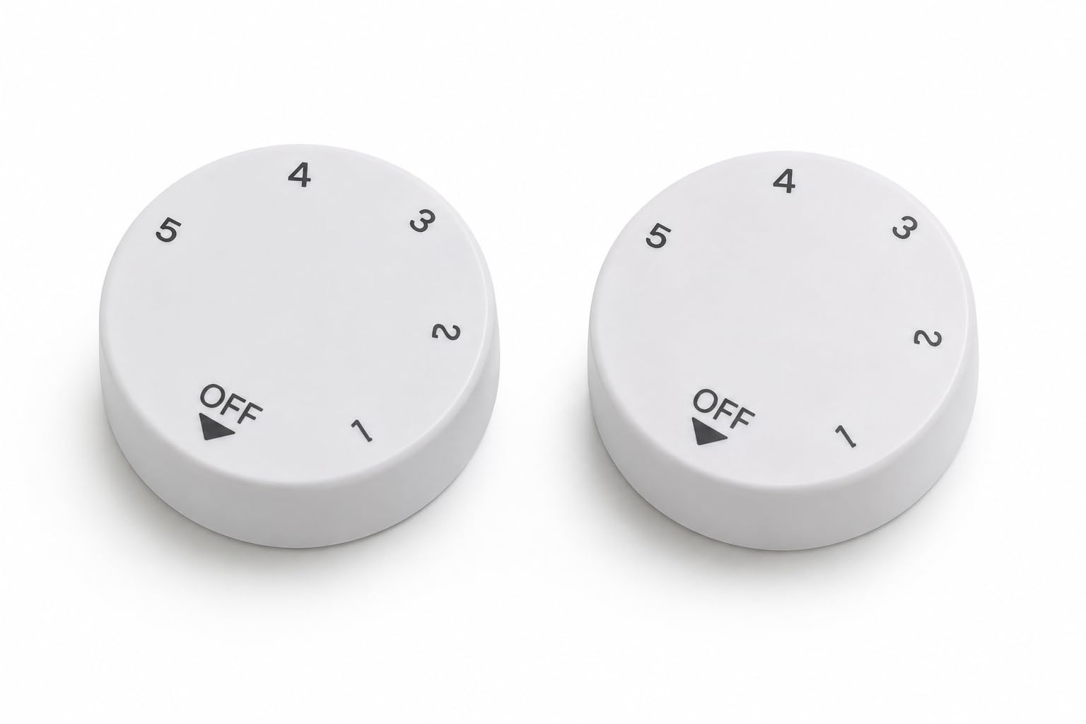 SEER Fan Speed Controller Knob, Regular Size, White, OFF to 5 Settings, Ceiling Fan Regulator Cap, Pack of 2-image-8