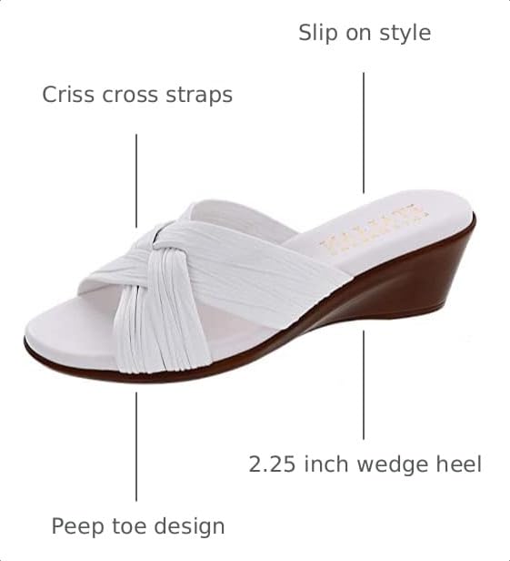 Image of ITALIAN Shoemakers Women's Saylor Wedge Sandal