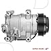 A-Premium Air Conditioner AC Compressor with Clutch Compatible with Dodge Grand Caravan 3.6L 2011-2016, Chrysler Town & Country 200, Journey, Avenger, Ram C/V & Volkswagen Routan
