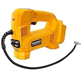 TENMOER Cordless Tire Inflator Air Compressor for Dewalt 20V Battery (No Battery) Portable Air Pump with Digital Pressure Gauge for Cars Motorcycles Bikes Sport Balls(Bare Tool Only)