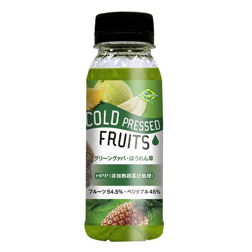 フルッタフルッタ COLD PRESSED FRUITS グリーングァバ・ほうれん草