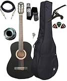 Violão Canhoto Eletroacústico Denver + Capa E Acessórios (BKS)