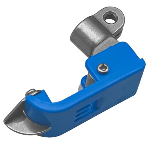 5.6mm Pie prensatela coverstitch flatlock azul miniatura 6