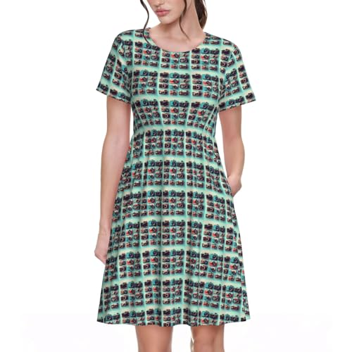 Robe pour tous les jours motif appareil photo fin de la corvée du choix de tenue