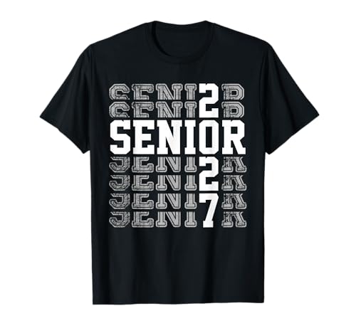 Senior 2027 Class of 2027 High School Graduation Gift T-Shirt
