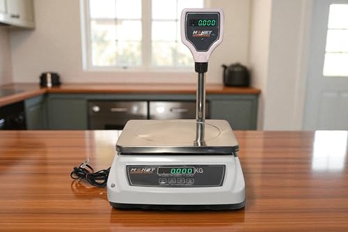 Image of MONET Weighing Scale | Green Display Light | For Industrial And Commercial Use | Weight Limit 30kg