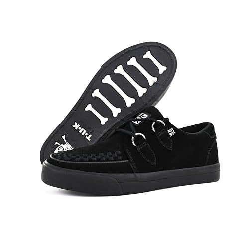 Image of TUK Suede Creeper Sneaker Shoes for Women and Men, D Ring Lace Up Shoes