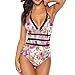 Maillots De Bain Femme Cochon Aquarelle Floral Roses Fleurs Maillots De Bain Une Pièce Maillots De Bain