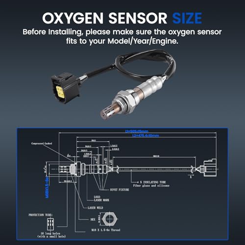 Sensor de Oxígeno Up & Downstream para Dodge y Jeep miniatura 3