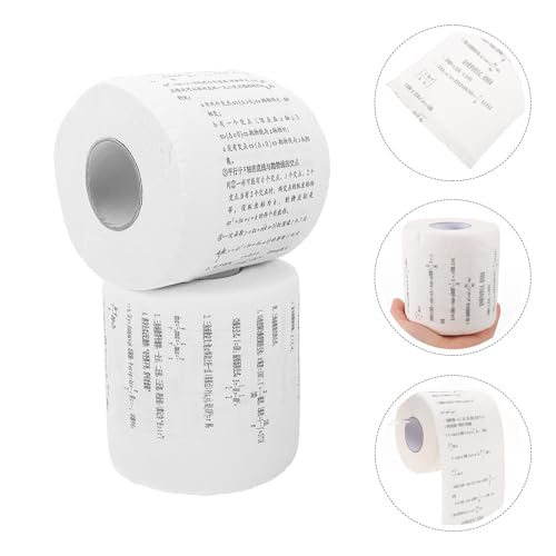Papel higiénico matemático que decora baños aburridos con suavidad 8