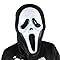 Scary Scream Mask, Ghost Face Mask for Halloween Cosplay, Masquerade Party, Lightweight & Comfortable for Kids and Adults