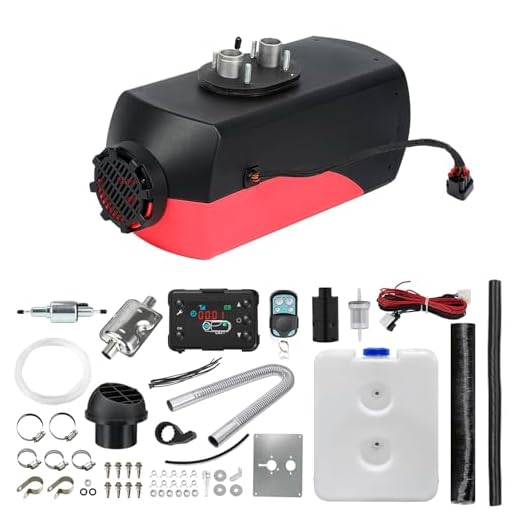Triclicks Réchauffeur d'air au diesel, 12V 5000W