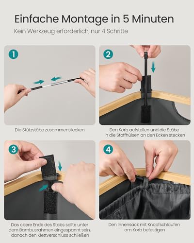 SONGMICS Pfandflaschen-Sammelbehälter, 135 L, Flaschensammler Leergut – Ansicht 7
