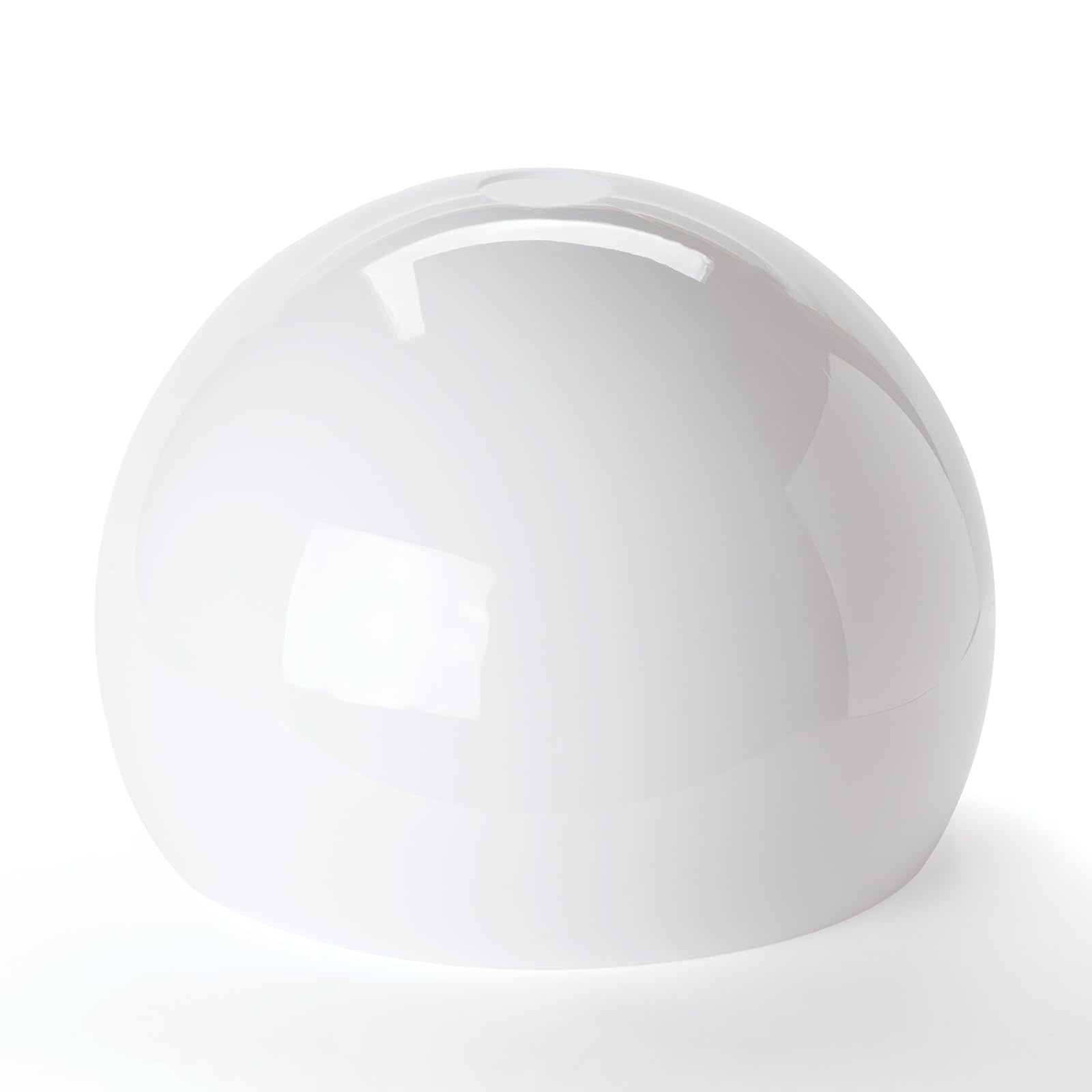 ORION LIGHTSTYLE Abat-jour en acrylique, diamètre : 30 cm, verre de rechange, avec trou de 43 mm, pour ampoules E27, blanc