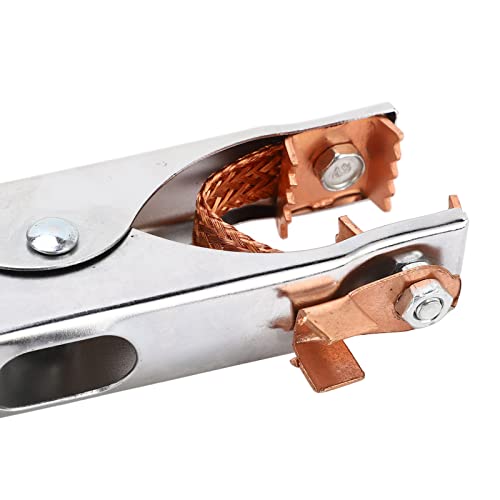 Braçadeiras De Soldagem, Braçadeira De Aterramento De Soldagem 300a Cobre Um Tipo Clipe De Terra Fix