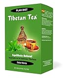 Tibetan Tea Sabor Menta - Infusión de Hierbas - 84 bolsitas. Té Verde Tibetano, Escaramujo, Laurel, Tila, Menta Poleo y Hierba Luisa