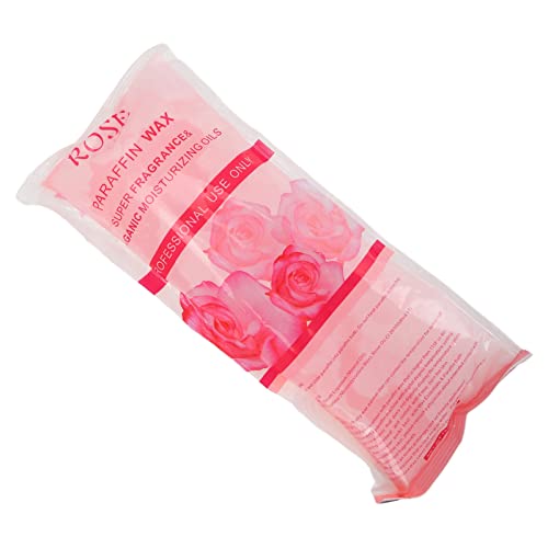 Parafina, cera hidratante para as mãos para casa, para salão de beleza para pele seca(Rosa)