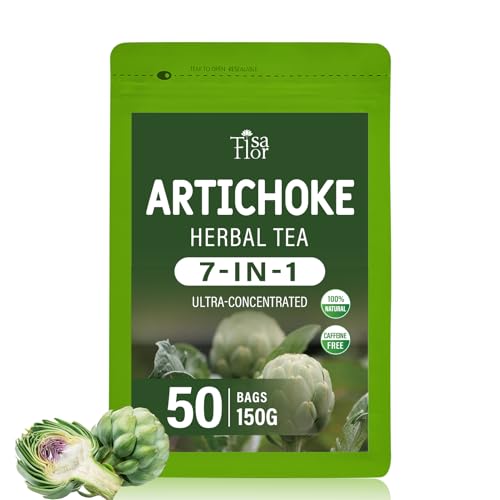TisaFlor Artichoke Extract Tea Bags for Liver Health, Digestion &