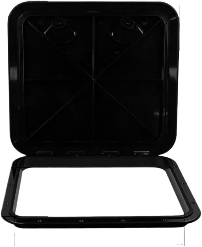 Deck Access Hatch Cover 460x510mm ABS Watertight Anti-Skid Marine Inspection Plate Yacht Deck Lid Compatible with Boat