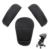 Set di 3 imbottiture per cinture di sicurezza per bambini, universali, morbide coperture per spalline e inguinale, per seggiolino auto, passeggino, cuscini delicati sulla pelle per neonati, neonati e