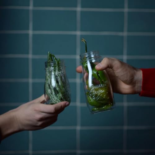 Bormioli Rocco - Fles voor vruchtensap 40 cl met sluiting - Quattro Stagioni opschrift