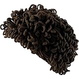 fkngcp Cabbage Patch Wig for Baby, Cute Funny Cabbage Patch Baby Wig Hat with Elastic Pullover, Soft Yarn Warm Knit Cap for Boy Girl 3-24 MonthsBaby