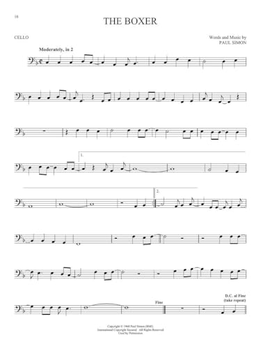 101 Most Beautiful Songs for Cello | Cello Sheet Music Collection | Pop and Standards for Beginners and Advanced Players | Instrumental Folio for Cello Lovers and Musicians (101 Songs) - Image 6