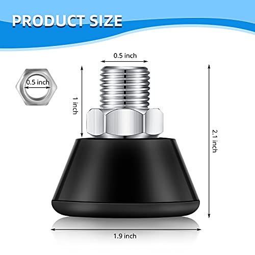 image for Sumind 2 Pieces Roller Skate Toe Stoppers 82A Rubber Skate Stoppers Pl