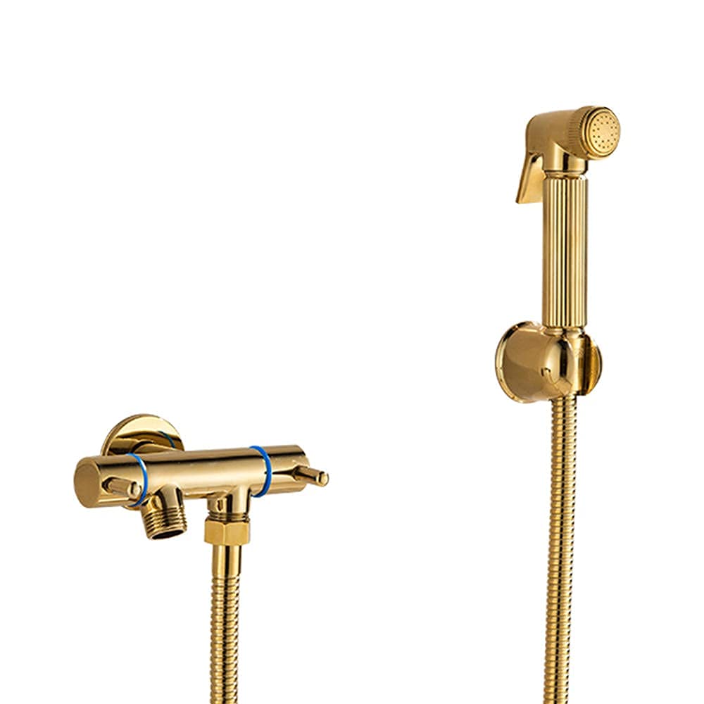 Kit de pulvérisateur de bidet LUNEZY doré noir haut de gamme pour WC chic