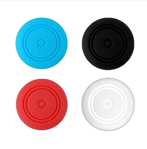 4 PCS Silicone Analog Joystick Thumb Stick Grip Thumbstick Cap Cover for Nintendo Switch NS Joy-Con (4 Color)