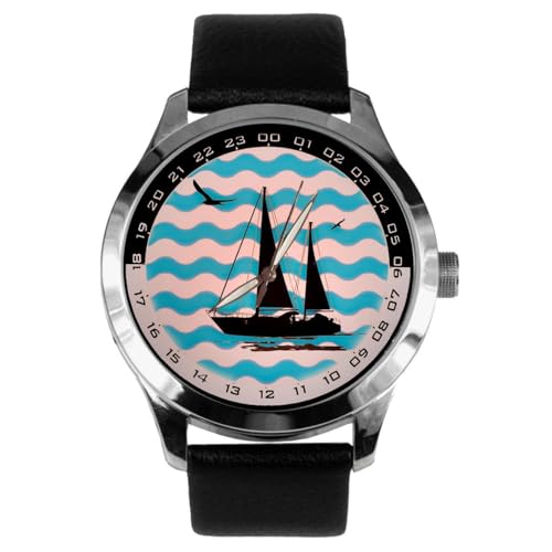Maritime Anchor 24-Hour Dial Watch