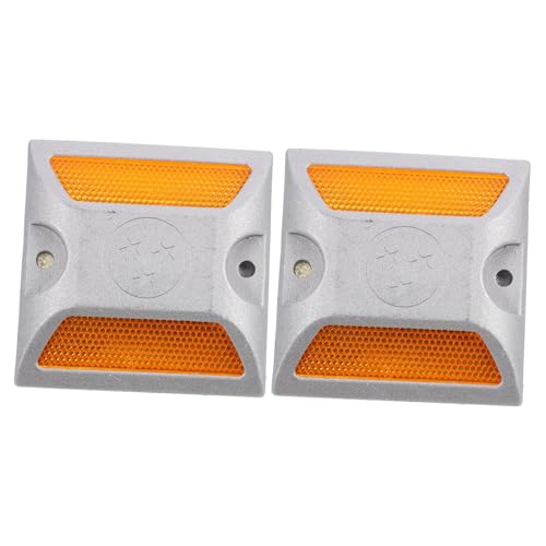 2 Piezas Marcadores Reflectantes de Aluminio para Carretera miniatura 1