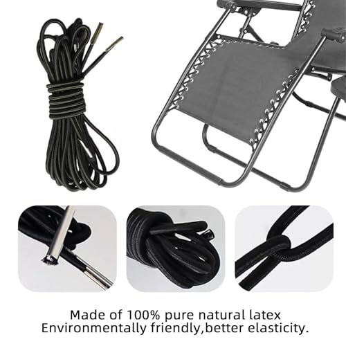 IGTOPS Ersatzbezug für Liegestuhl, Ersatz-Reparatur-Set für Sonnenliege/Relax-Liegestuhl/Gartenstuhl, Nylon-Stoffbezug Zero Gravity Stuhl Ersatz Stoff, Reparatur Tuch & Ersatzseil (160 * 48cm)