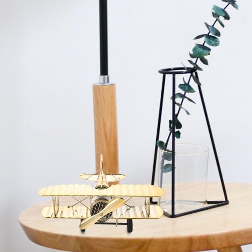 Zerodeko Metal Airplane Model, Vintage Airplane Ornament Retro Plane Aircraft Vintage Metal Planes M