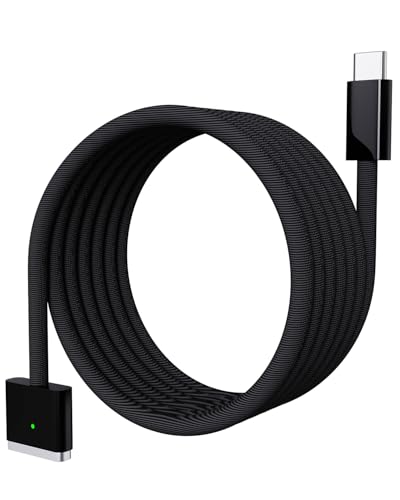 Brekiya 2026 NEW USB C to M3 Cable Compatible with Mac Book Pro Air Charging (2m) 140W M3 cable Compatible with Mac Book Air(1513M4 2025 M3 2024 M2 2023 M2 2022) Pro(16 14 2024/2023/2021)