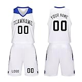 Kit de camiseta y pantalones cortos de baloncesto personalizado de 2 piezas para niños/adultos, camiseta sin mangas, chaleco, pantalones cortos, unisex, chaleco deportivo sin mangas, camiseta para