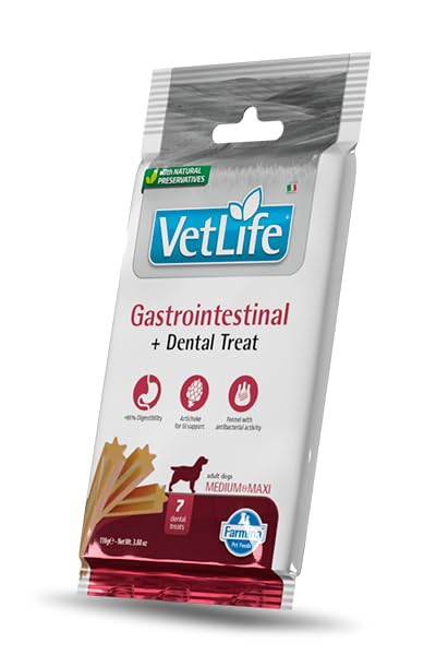 Farmina Vet Life, Gastrointestinal Treat, Hund Medium/Maxi, Karton 15 Stück