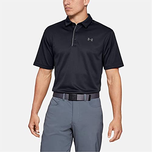Image of Under Armour Men's Polyester Solid Tech Polo | T-Shirt | 1290140-001
