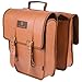 M-Wave Amsterdam Double L Leatherette Pannier Bag, Brown