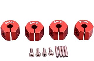 12mm Hex Wheel (4) Hub 9mm Thick for 1/10 Traxxas, Axial, Tamiya, TC & Drift