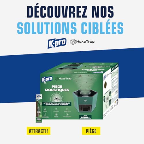 Piège électrique à moustiques K.PRO protection premium 300 m² - 6