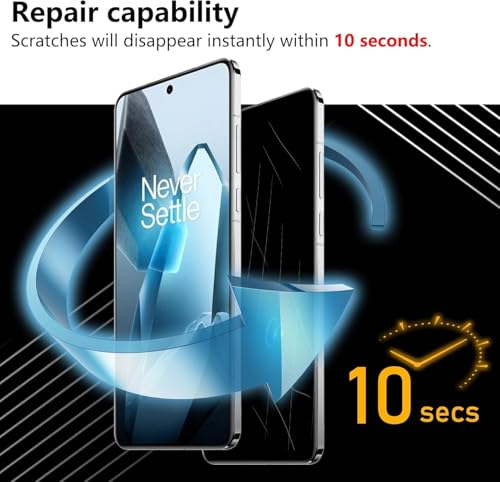 Image of (2 Pack Screen Protector for OnePlus 13 | HD Clear Soft Hydrogel Film 100% Fingerprint Unlock Support Screen Guard