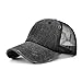 Basecap Mädchen Verstellbare Pferdeschwanz Sommercap Schildmütze Trucker Cap UV Sonnenschutz Atmungsaktive Baseball Kappen Vintage Kappe Tenniscaps Outdoorhut Jungen Cap Casual Cap Schildkappen
