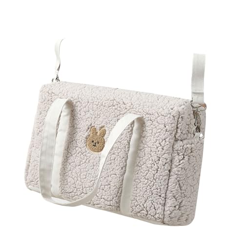 Sac à langer souple et grande capacité brodé pour poussette